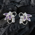 Amethyst-Australian-Isabella-multiple-Stud-Purple-925-Silver-Earring