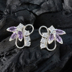 Amethyst-Australian-Isabella-Multiple-Ohrstecker-Lila-925-Silber-Ohrring