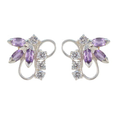 Amethyst-Australian-Isabella-Multiple-Ohrstecker-Lila-925-Silber-Ohrring