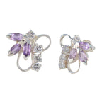 Amethyst-Australian-Isabella-multiple-Stud-Purple-925-Silver-Earring