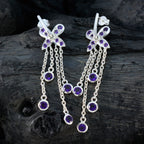 Amethyst-Japanese-Ava-multiple-Stud-Purple-925-Silver-Earring
