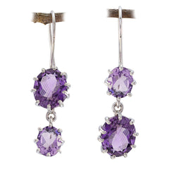 Amethyst-French-Wen-multiple-Dangle-Purple-Sterling-Silver-Earring