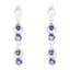 Amethyst-African-Sara-multiple-Dangle-Purple-925-Silver-Earring
