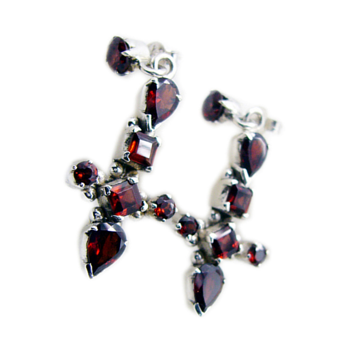 Amethyst-Moroccan-Nayara-multiple-Dangle-Purple-925-Sterling-Silver-Earring