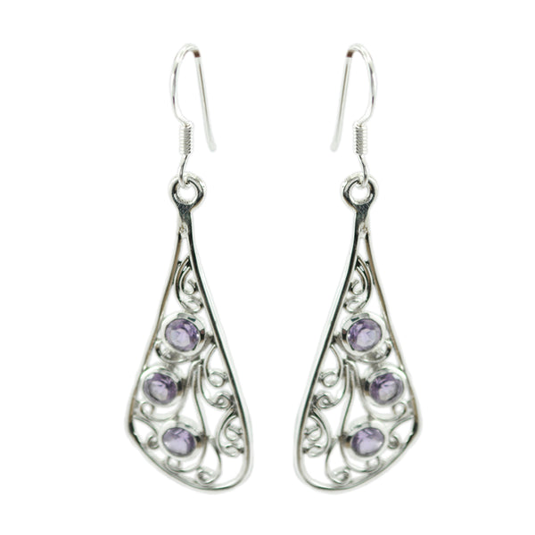 Amethyst-Egyptian-Noelia-multiple-Dangle-Purple-Sterling-Silver-Earring
