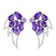Amethyst-African-Abigail-multiple-Dangle-Purple-Silver-Earring