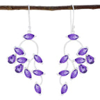 Amethyst-Mexican-Clara-multiple-Dangle-Purple-92.5-Silver-Earring