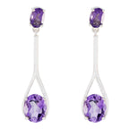 Amethyst-German-Ines-multiple-Stud-Purple-Sterling-Silver-Earring