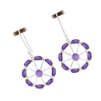 Amethyst-Australian-Naomi-multiple-Dangle-Purple-92.5-Silver-Earring