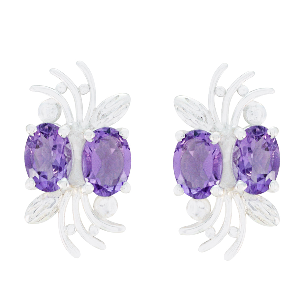 Amethyst-Spanish-Layla-multiple-Stud-Purple-Sterling-Silver-Earring