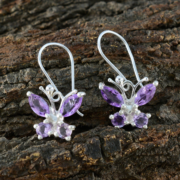 Amethyst-Moroccan-Lucy-multiple-Dangle-Purple-Silver-Earring