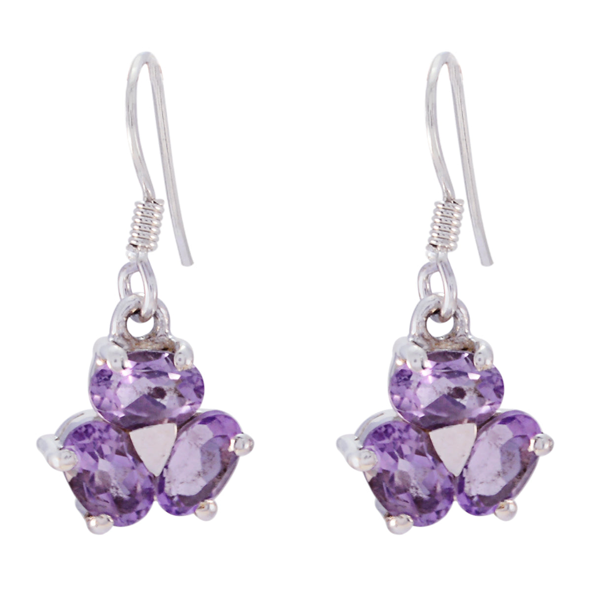 Amethyst-African-Paula-multiple-Dangle-Purple-925-Sterling-Silver-Earring