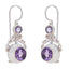 Amethyst-French-Pauline-multiple-Dangle-Purple-Sterling-Silver-Earring