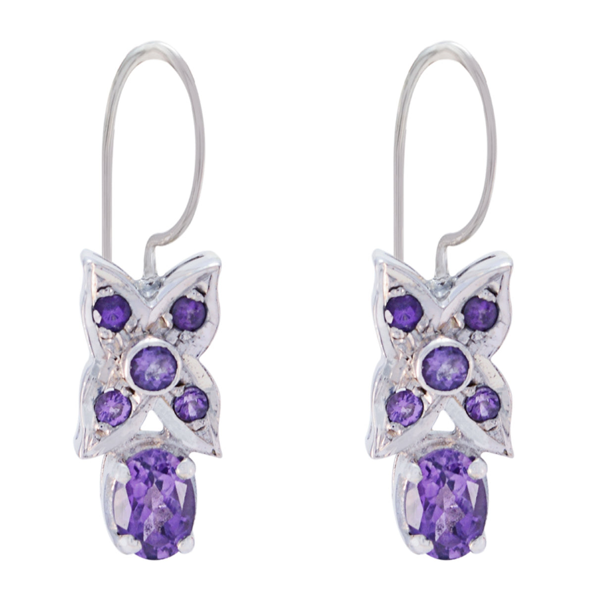 Amethyst-German-Penelope-multiple-Dangle-Purple-92.5-Silver-Earring