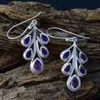 Amethyst-Mexican-Victoriaa-multiple-Dangle-Purple-Sterling-Silver-Earring