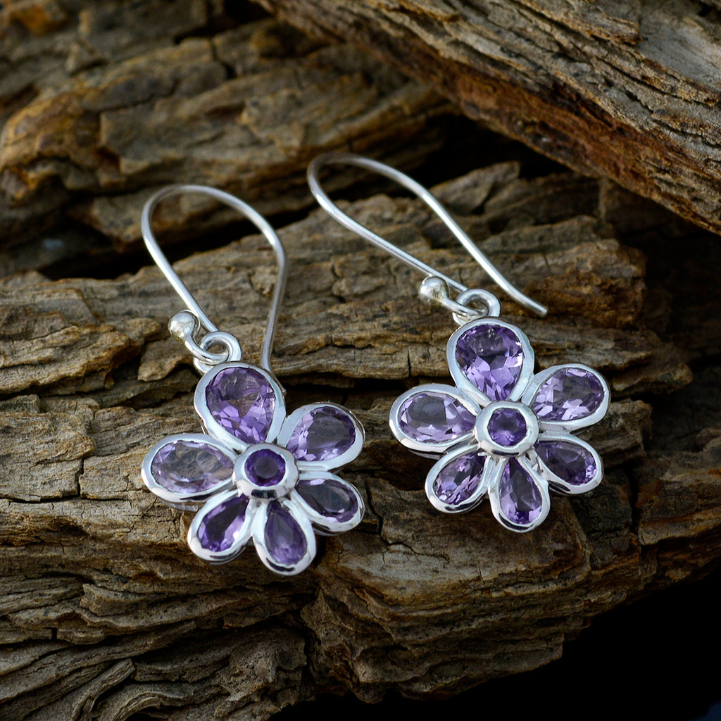 Amethyst-Middle-Eastern-Hua-multiple-Dangle-Purple-925-Sterling-Silver-Earring