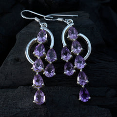 Amethyst-German-Alina-multiple-Dangle-Purple-Silver-Earring