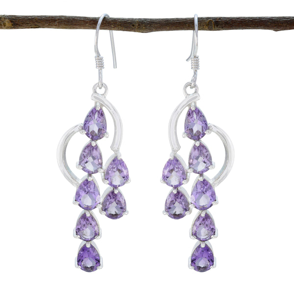 Amethyst-German-Alina-multiple-Dangle-Purple-Silver-Earring
