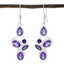 Amethyst-Russian-Anna-Penta-Dangle-Purple-925-Silver-Earring