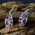 Amethyst-Egyptian-Audrey-Toi-et-Moi-Dangle-Purple-925-Sterling-Silver-Earring