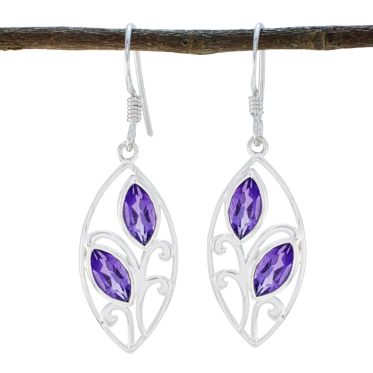 Amethyst-Egyptian-Audrey-Toi-et-Moi-Dangle-Purple-925-Sterling-Silver-Earring