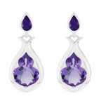 Amethyst-Russian-Eliza-Toi-et-Moi-Stud-Purple-925-Silver-Earring