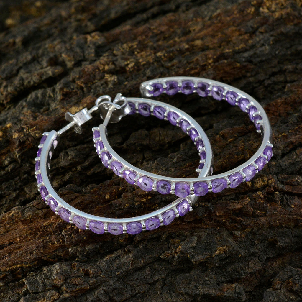 Amethyst-Turkish-Scarlett-multiple-Stud-Purple-925-Silver-Earring