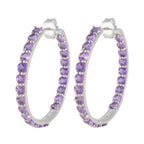 Amethyst-Turkish-Scarlett-multiple-Stud-Purple-925-Silver-Earring