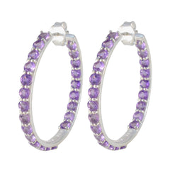 Amethyst-Turkish-Scarlett-multiple-Stud-Purple-925-Silver-Earring