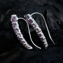 Amethyst-German-Ying-multiple-EarCuff-Purple-925-Silver-Earring