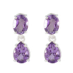 Amethyst-Russian-Teresa-Toi-et-Moi-Stud-Purple-92.5-Silver-Earring
