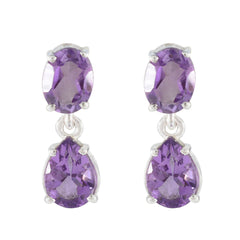 Amethyst-Russian-Teresa-Toi-et-Moi-Stud-Purple-92.5-Silver-Earring