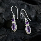 Amethyst-Australian-Amelia-Toi-et-Moi-Dangle-Purple-925-Silver-Earring