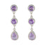 Amethyst-Mexican-Antonia-multiple-Stud-Purple-925-Silver-Earring