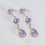 Amethyst-Mexican-Antonia-multiple-Stud-Purple-925-Silver-Earring