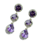 Amethyst-Mexican-Antonia-multiple-Stud-Purple-925-Silver-Earring