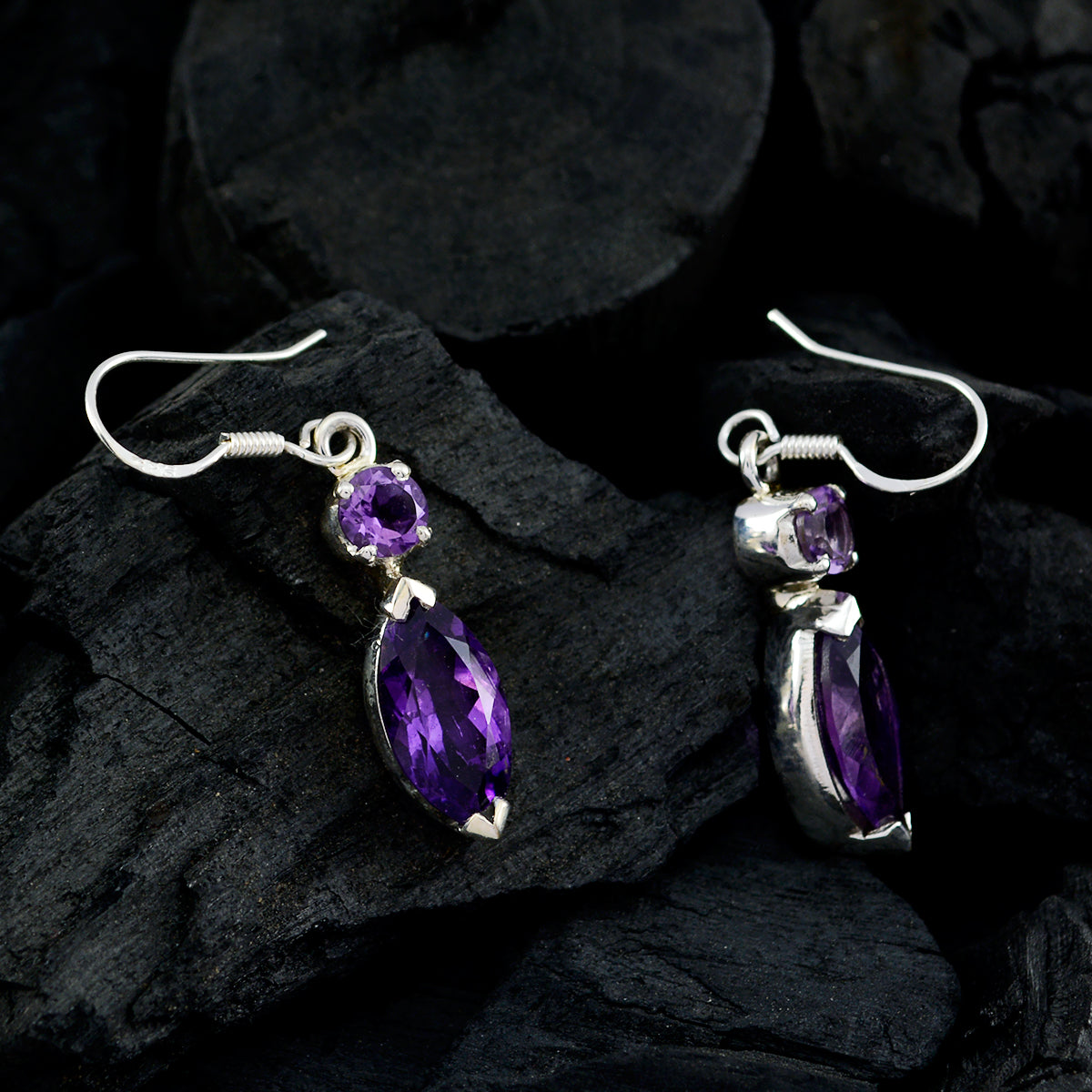 Amethyst-Australian-Ying-multiple-Dangle-Purple-925-Silver-Earring
