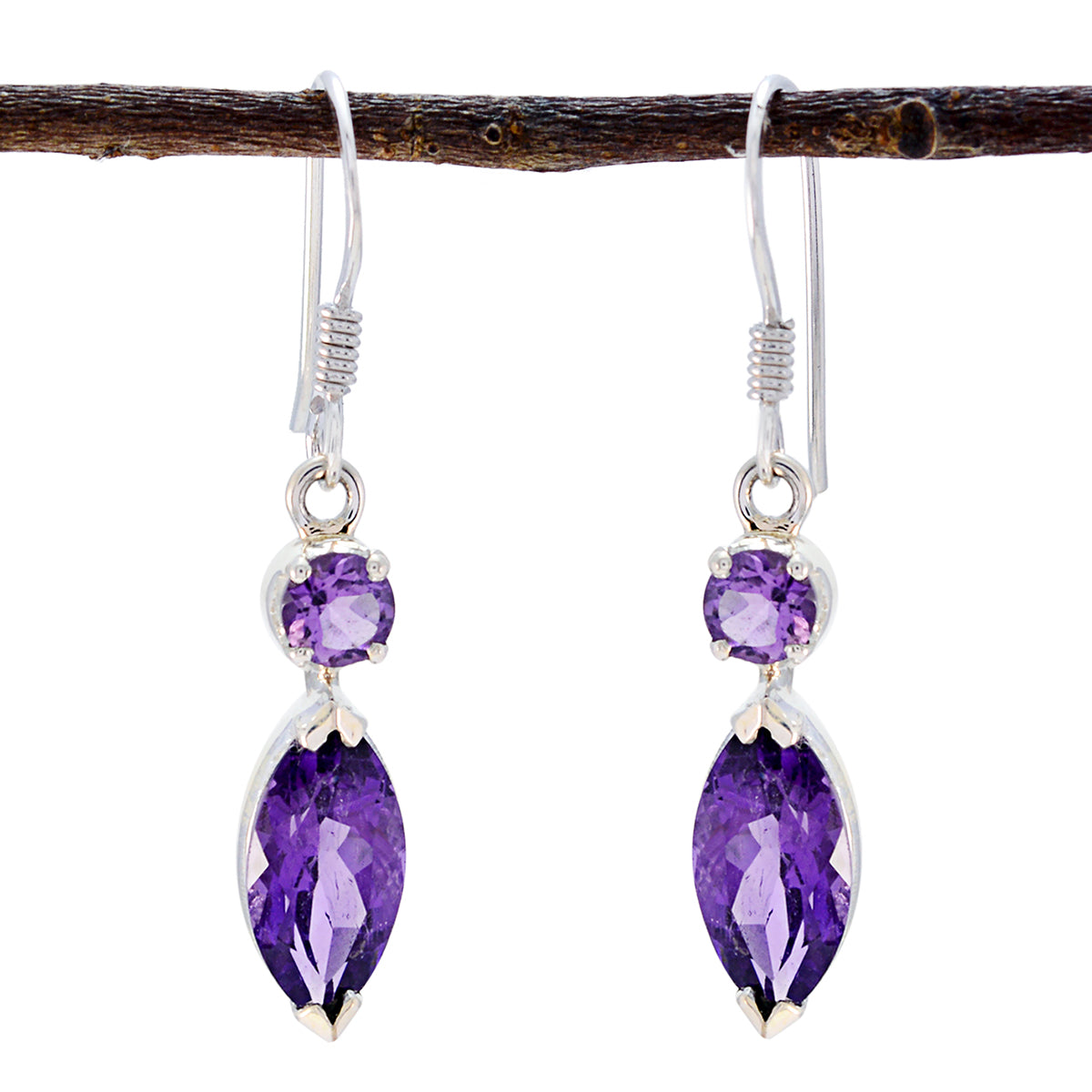 Amethyst-Australian-Ying-multiple-Dangle-Purple-925-Silver-Earring