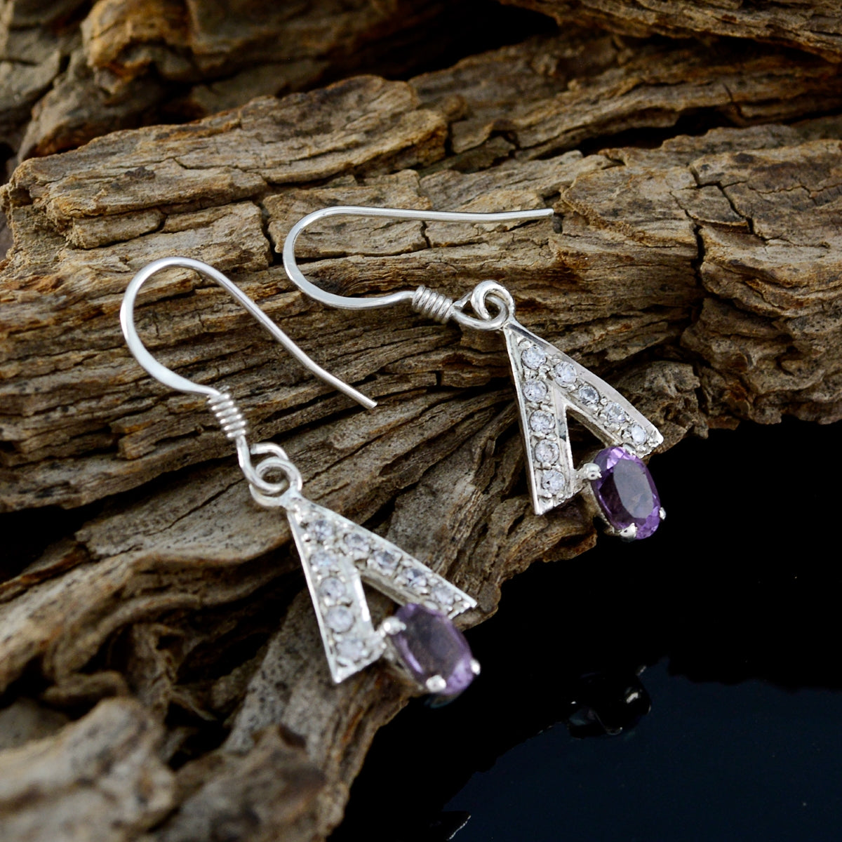 Amethyst-Latin-American-Yuna-multiple-Dangle-Purple-Sterling-Silver-Earring