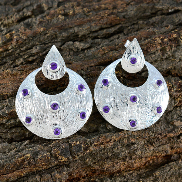 Amethyst-Spanish-Wen-multiple-Stud-Purple-92.5-Silver-Earring
