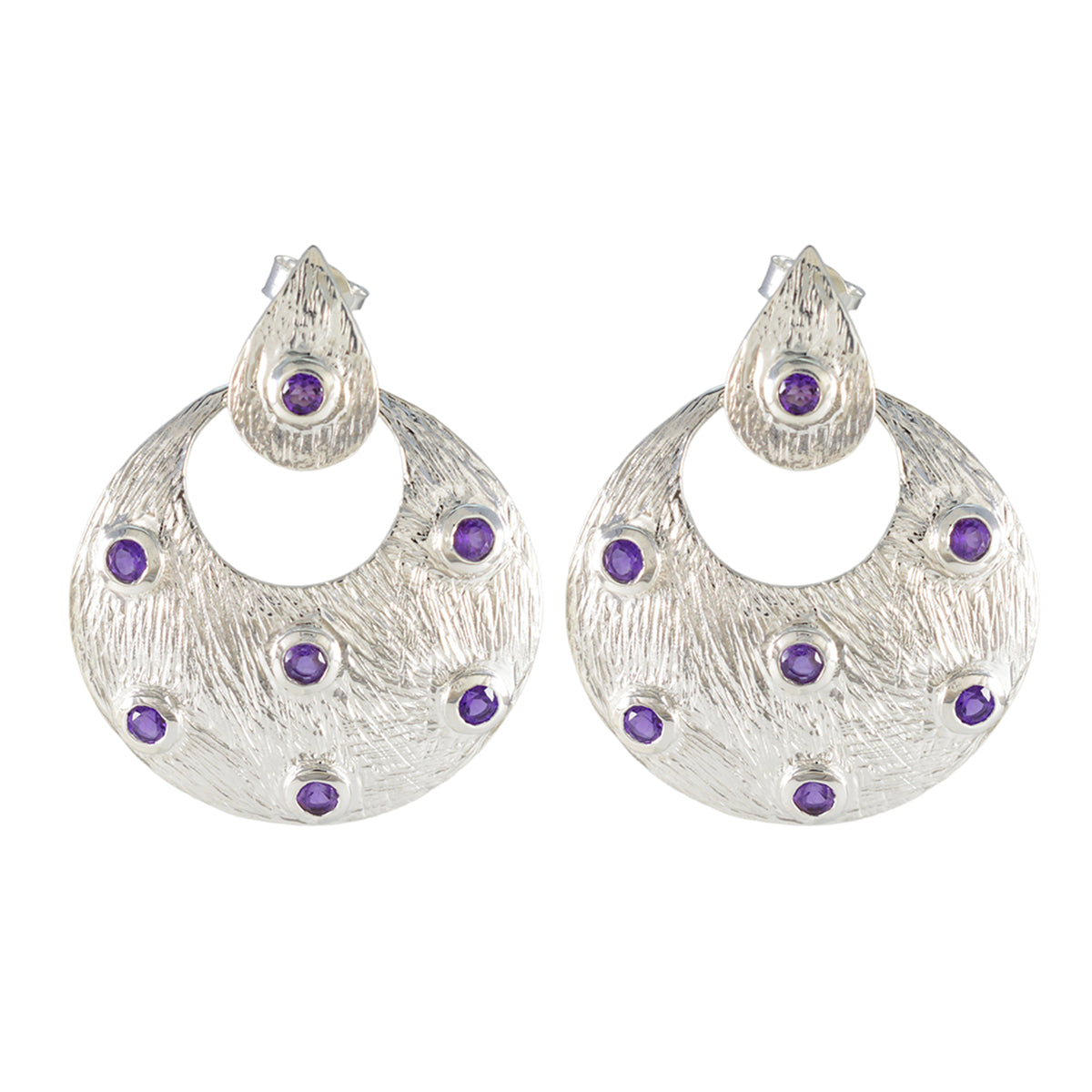 Amethyst-Spanish-Wen-multiple-Stud-Purple-92.5-Silver-Earring