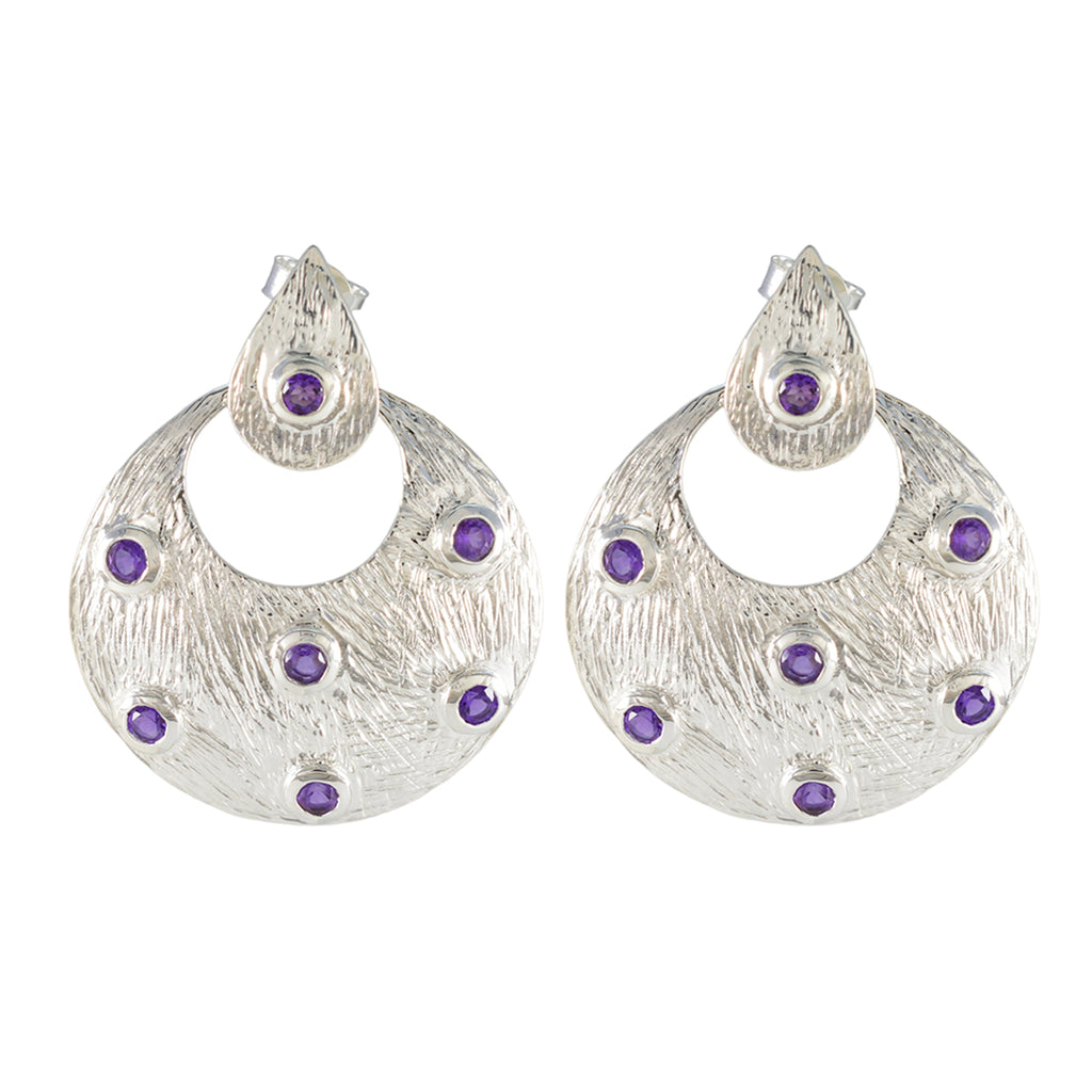 Amethyst-Spanish-Wen-multiple-Stud-Purple-92.5-Silver-Earring