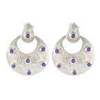 Amethyst-Spanish-Wen-multiple-Stud-Purple-92.5-Silver-Earring