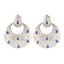 Amethyst-Spanish-Wen-multiple-Stud-Purple-92.5-Silver-Earring