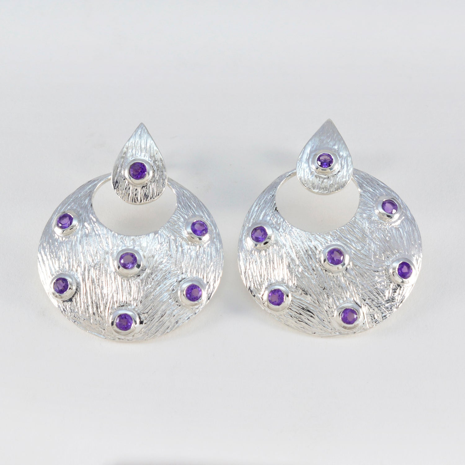 Amethyst-Spanish-Wen-multiple-Stud-Purple-92.5-Silver-Earring