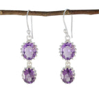 Amethyst-Japanese-Aurora-multiple-Dangle-Purple-Silver-Earring