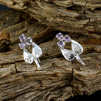 Amethyst-Latin-American-Camila-multiple-Stud-Purple-925-Silver-Earring