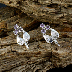 Amethyst-Latin-American-Camila-multiple-Stud-Purple-925-Silver-Earring