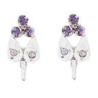Amethyst-Latin-American-Camila-multiple-Stud-Purple-925-Silver-Earring