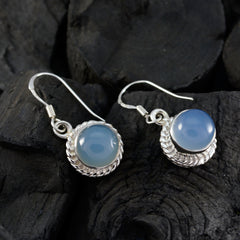 Blue-Chalcedony-American-Dayana-multiple-Dangle-Blue-92.5-Silver-Earring